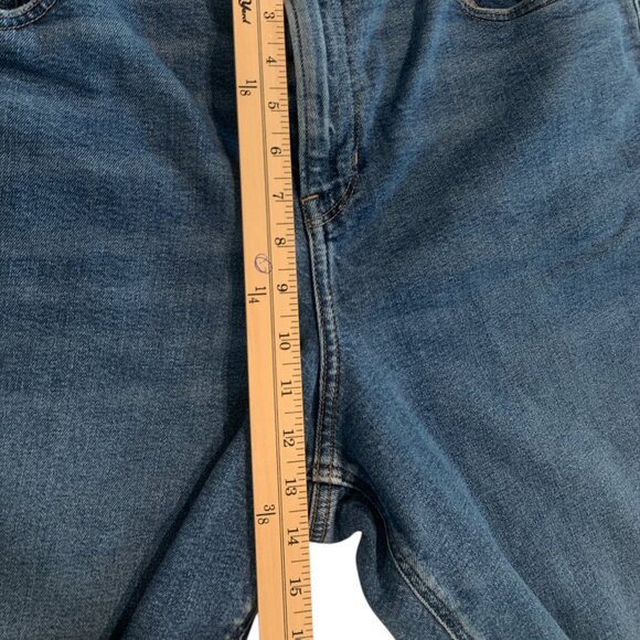 American Eagle Curvy Mom Jeans Size 20 Short Blue Stretch medium Wash Denim - Picture 12 of 15